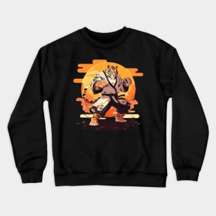 karate tiger Crewneck Sweatshirt